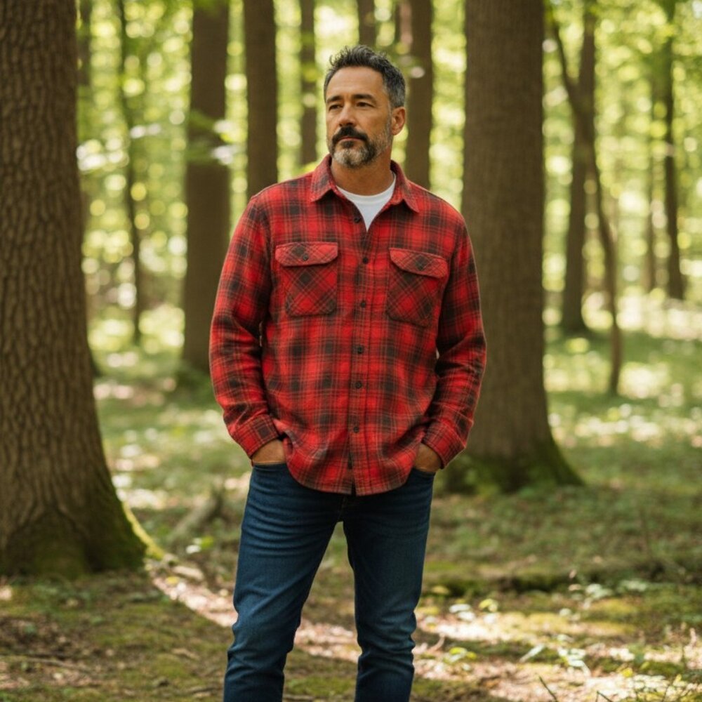 Bixby Nomad Plaid Flannel Shirt – Men’s XXXL